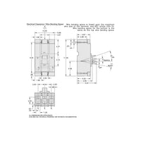 LAP36400MB  Circuit Breaker, LA, 400A, 3Pole, 600VAC, 22kA, 250VDC, 10kA, lugs, thermal magnetic, short handle