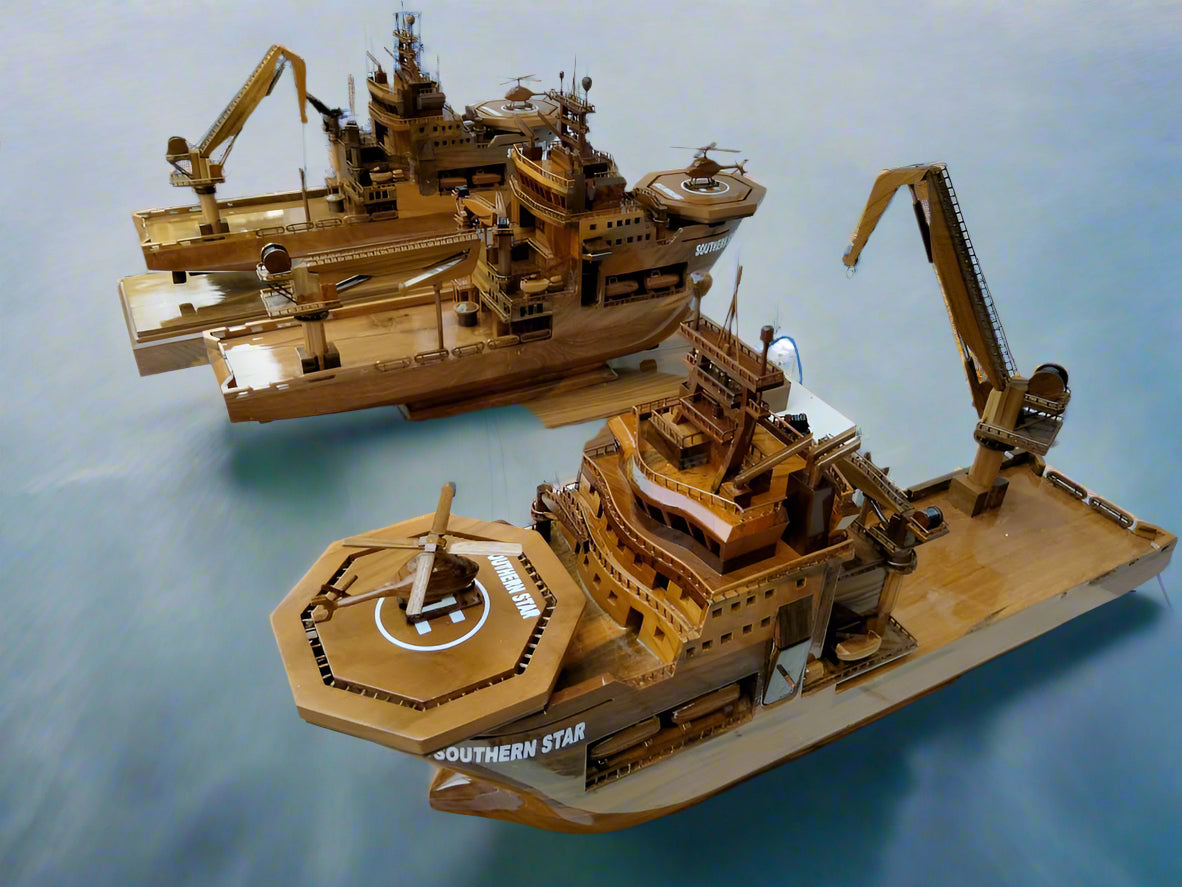Miniatures of Oil Rigs