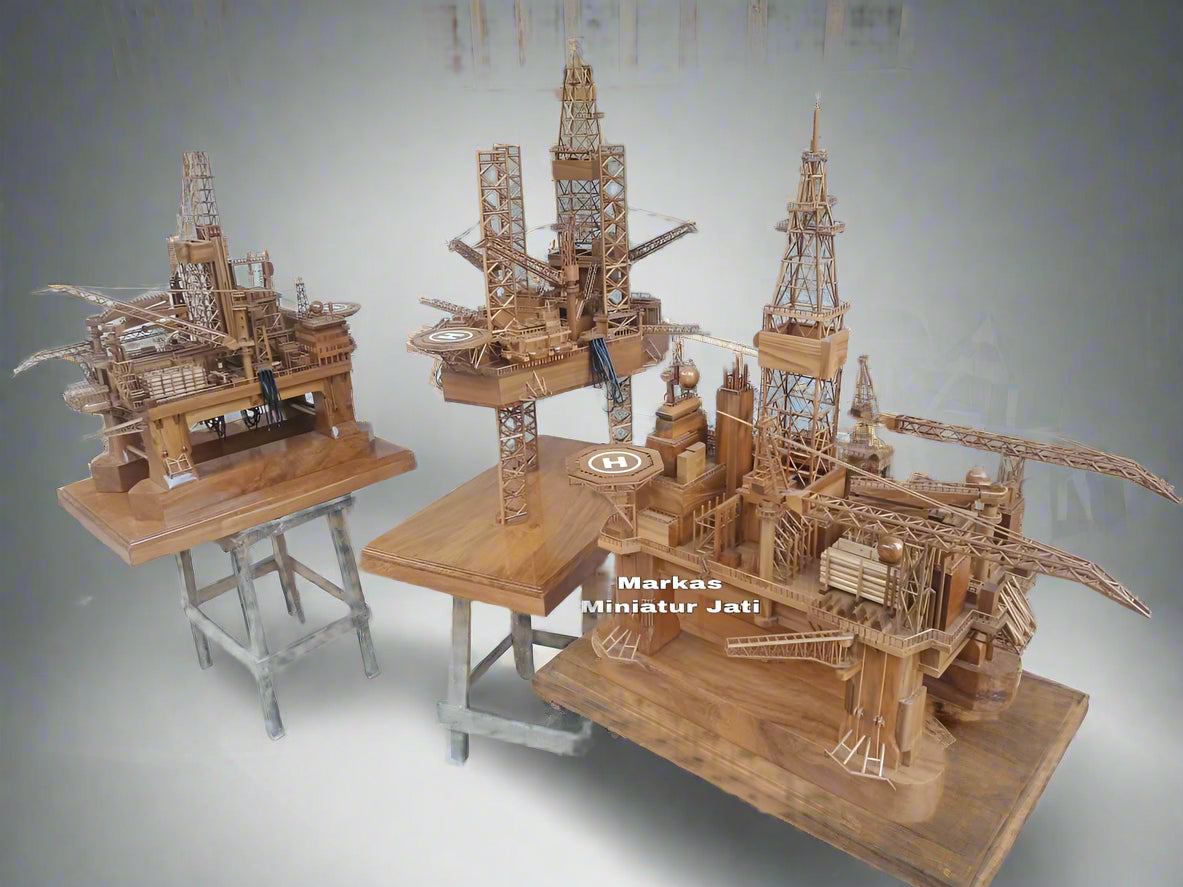 Miniatures of Oil Rigs