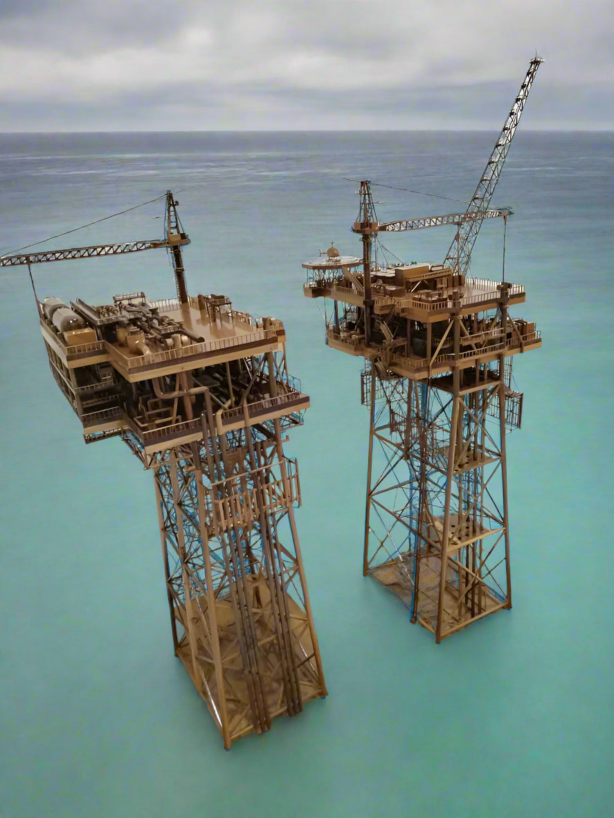 Miniatures of Oil Rigs