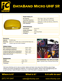 DATABANDMICRO-UHF-001 - Data Band Micro - Unit price is for a quantity of 500
