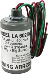 LA602DC  3 wire DC: 36" leads, 0-600 volts
