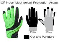 CPM-33A High Vis MEC CP 330 Mechanics Work Gloves Size XS-XXL