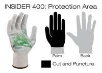 CPB-400,  CP Insider 400 Series, (Palm of hand only), Sizes: S - XL