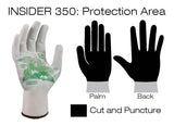 CPB-350,  CP Insider 300 Series, (Palm of hand with side, fingertip, and back of hand wrap), Sizes: S - XL