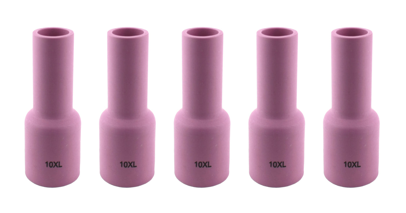 Profax 53N88XL Extra Long Large Diameter Gas Lens Alumina Cup - size 10, pack of 10  ea