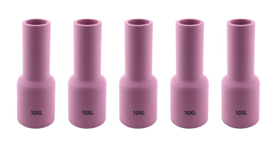 Profax 53N88XL Extra Long Large Diameter Gas Lens Alumina Cup - size 10, pack of 10  ea