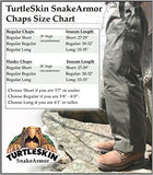 TOTALCHAP  TurtleSkin® SnakeArmor Total Protection Snake Chaps