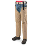 KNEEDOWNCHAP  TurtleSkin® SnakeArmor Below-the-Knee Protection Snake Chaps (Khaki)