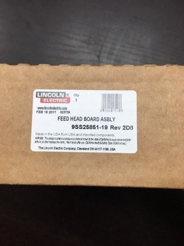 9SS25851-19 LINCOLN ELECTRIC® FEED HEAD BOARD ASSEMBLY 9SS25851-19