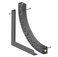 WGM-FLM Guide Module Floor Mount Bracket