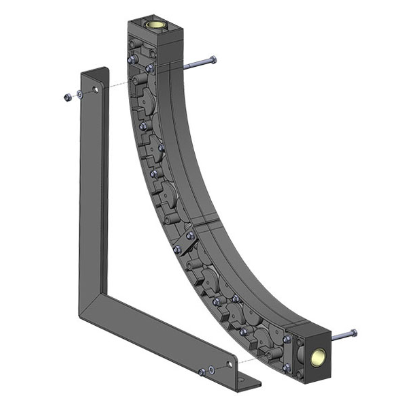 WGM-FLM Guide Module Floor Mount Bracket