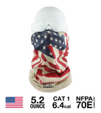 AMERICAN FLAG BEIGE FR CAT 1 FACE GAITER