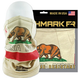 CAT 1 FR CALIFORNIA FLAG BEIGE FACE GAITER