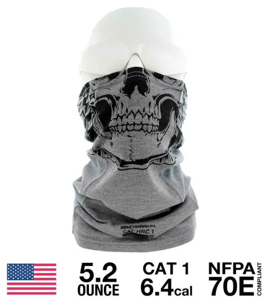 CAT 1 FR SKULL GRAPHIC NECK GAITER