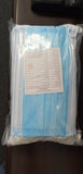 Disposable Face Masks With Ear Loops, Blue, 3-Ply, 50/Box