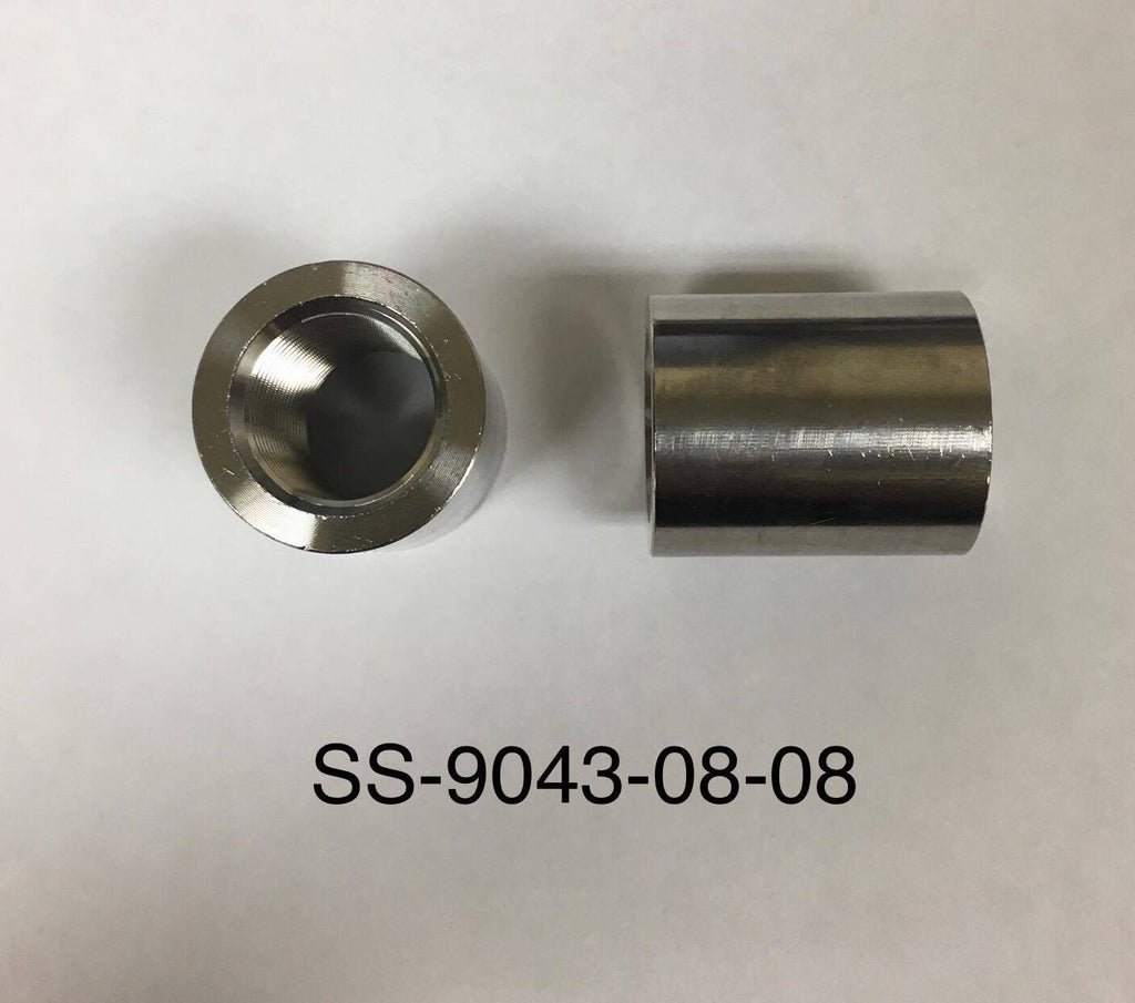 SS-9043-08-08 Titan Fittings Hydraulic Fitting, Adaptor, Fixed Female BSPP, 1/2" by 1/2"